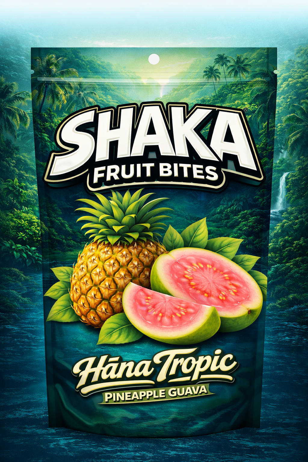 Shaka Fruit Bites - Hāna Tropic – Pineapple Guava Gummies (3.3 oz)